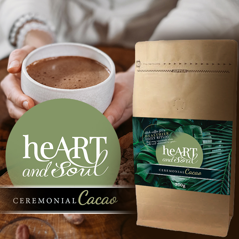 HeART and Soul Ceremonial Cacao - available to purchase