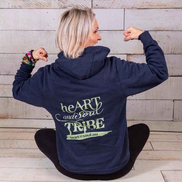 Heart and Soul Tribe Hoodie - back funny