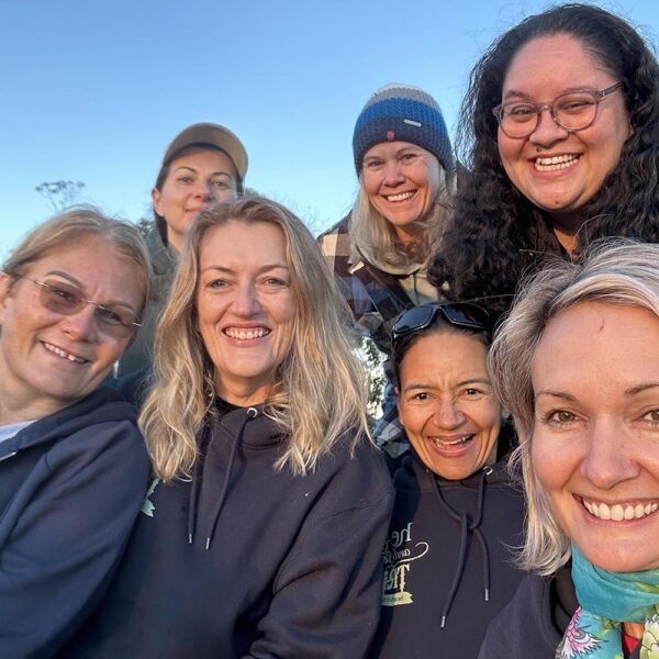 Heart and Soul Tribe huddle at pride rock